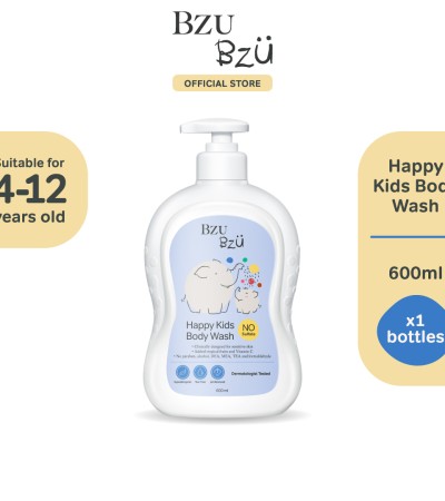 BzuBzu快乐儿童沐浴露套装,600ml |专为敏感肌肤设计 BzuBzu快乐儿童沐浴露套装,600ml |专为敏感肌肤设计